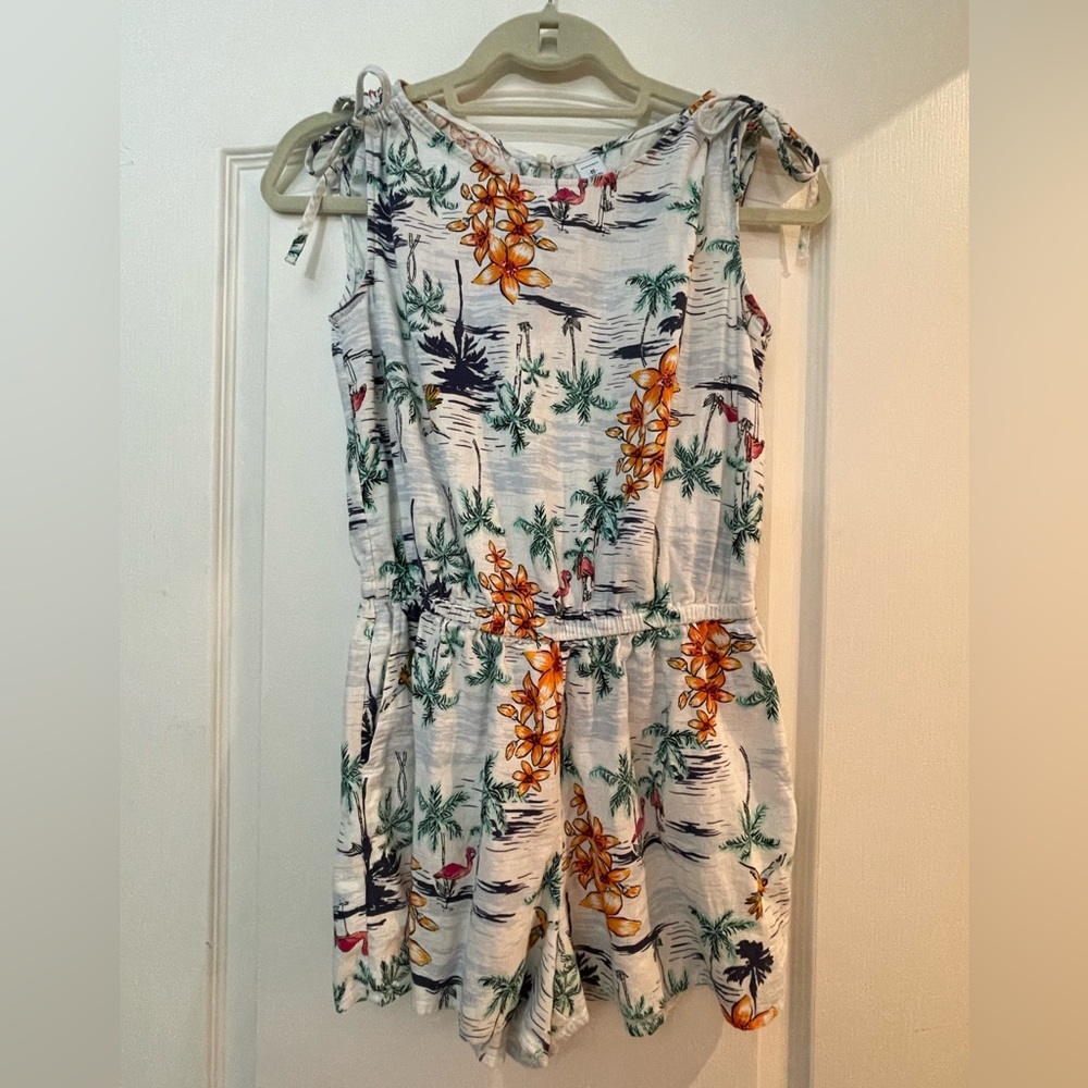 Old Navy Linen Blend Romper